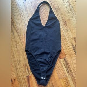 Halter low back bodysuit